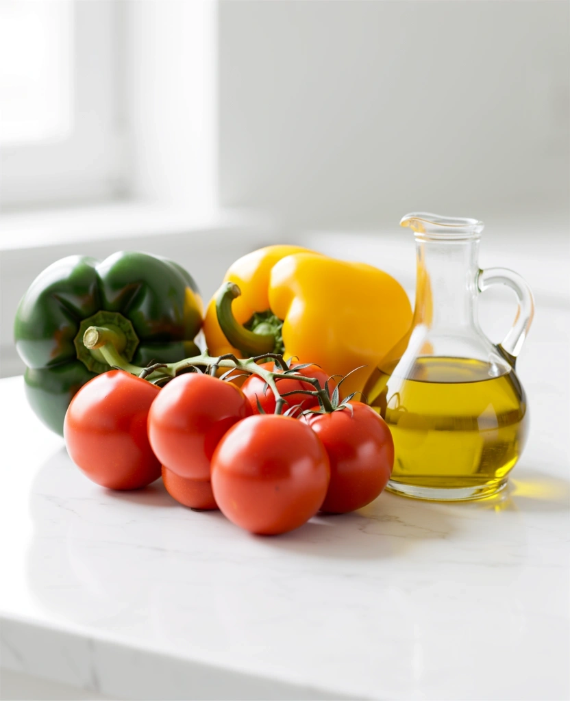 Frische gesunde Zutaten für die Ernährungsberatung